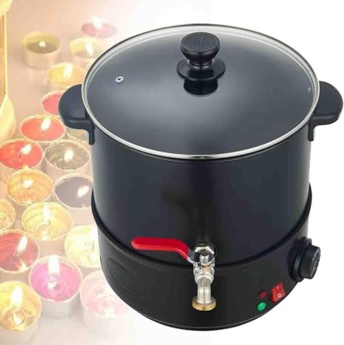 BiiKoon Multi-Purpose Wax Reservoir with Safety Lock Lid - Ideal for Candle Makers, Wax Seal Crafts & Body Treatment Centers(20L)