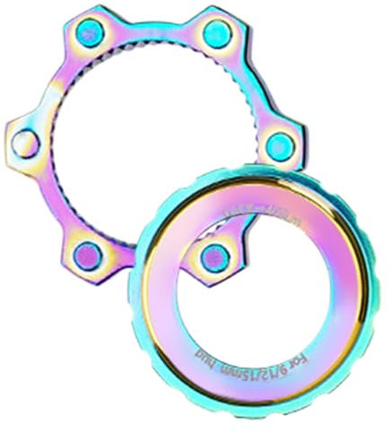 Adattatore Da Centerlock A 6 Fori - Adattatore Center Lock - Dischi Freno Bici Per Ciclismo Sport All'aperto Escursionismo Allenamento Viaggio Avventura