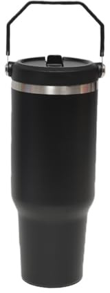 ELUNIA 304 Stainless Steel Insulated Travel Mug 400 ml Leakproof Car Cup For Commuting And Travel(Nero)