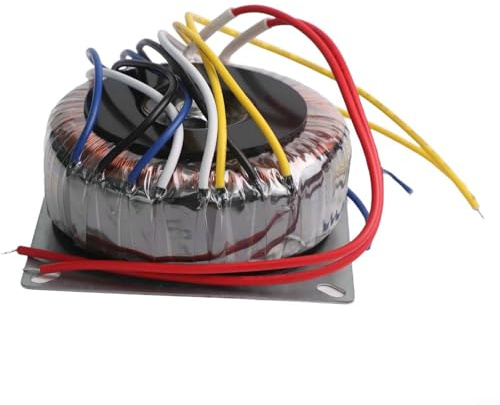 ZMdooreasy Trasformatore toroidale da 200 W con doppie uscite da 12 V e 28 V, alloggiamento in metallo per applicazioni di alimentazione audio anteriore e posteriore (220 V)