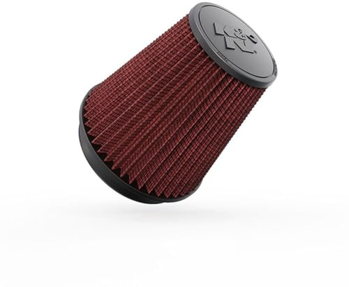 K&N Universal Clamp-On Air Filter: High Performance, Premium, Washable, Replacement Engine Filter: Flange Diameter: 6 In, Filter Height: 7.5 In, Flange Length: 1 In, Shape: Round Tapered, RF-1041