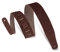 Levy's MS26-RST 2.5 inch Suede Leather Strap - Rust,One Size