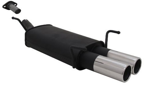 Novus Sportauspuff Gruppe N 2x76 M-Design