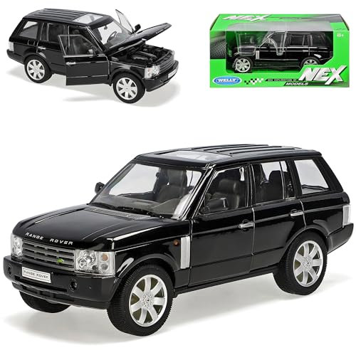 Welly Land R*o*v*e*r Range R*o*v*e*r MKIII SUV Schwarz 2002-2012 1/24 Modell Auto