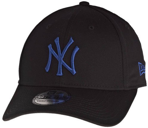 New Era 3930 MLB Black Base NY Yankees Cap M/L black/royal