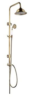 ROUSSEAU Colonne de douche sans robinet Retro vieux bronze
