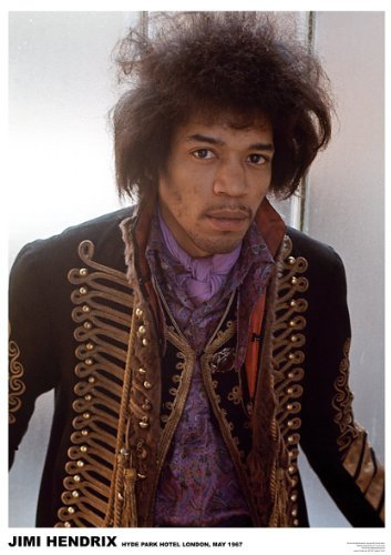 JIMI HENDRIX Poster London Hyde Park Hotel 1967