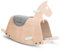 Beeloom - Caballito balancín para bebe de madera natural (diseño caballo mecedora, juguete para equilibrio por niños), 73x36x45 cm, color Verde