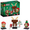 LEGO BrickHeadz Christmas Reindeer, Elf, and Elfie 40353 Holiday Building Kit (281 Pieces)