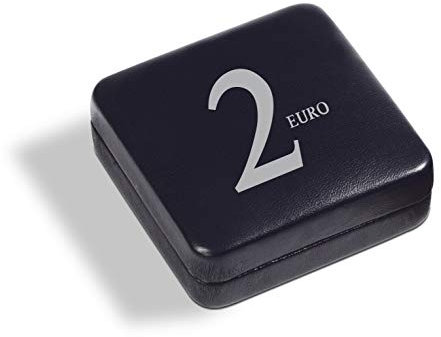 Ecrin NOBILE pour 1 pièce de 2 Euros en Capsule, Noir