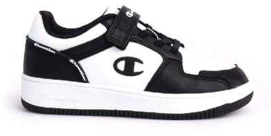 Champion Legacy RD18 2.0 Low B PS Caña Baja Niños Zapatos Blanco Negro Ww019 28 EU