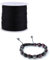 DEWIN Nylon Noir Cordon de Noeud,Cordon Chinois Fil Tressé Cordon de Noeud Chinois à Tricoter Chinois en Queue Rat Macramé Perle Fil ciré Macramé Garniture Cirée Cordon pour Fabrication de Bijoux