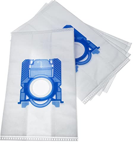 vhbw 5x Sacs compatible avec Electrolux UltraSilencer PE6985A, Z3300 - Z3395 aspirateur - microfibres non tissées, 28,8cm x 17,1cm, blanc
