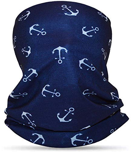 Multifunktionstuch Nahtloses Bandana Atmungsaktiv Halstuch Kopftuch Stirnband Schlauchtuch Laufschal für Radfahren Klettern Motorradfahren Outdoor Anker
