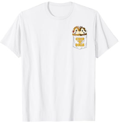Disney Chip 'N Dale Faux Pocket T-Shirt