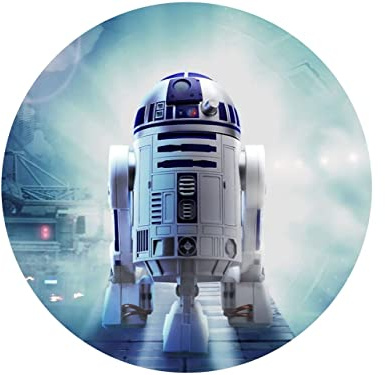 Tortenaufleger Star Wars R2D2, rund 20cm Fondantpapier PREMIUM