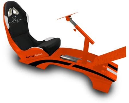 Ultimate Gaming FX-1 Asiento Gaming, Naranja, Grande