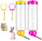 Trinkflasche Kaninchen Hamster 2 Stück Trinkflasche Hasentränke Trinkflasche Kaninchentränke 250ml Nagertränke Kleintiertränke Hasenflasche für Hasen Meerschweinchen Nager mit Halterung