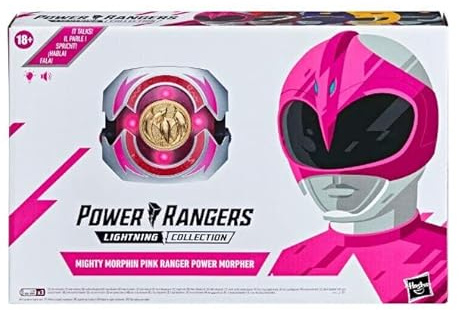 Power Rangers Mighty Morphin Lightning Collection Premium Power Morpher Rose