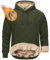 KEFITEVD Sweatshirts für Männer Kapuzenpullover Dicke Sherpa gefütterte Kapuzenpullover Schwergewichtige Kapuzenpullover für Männer
