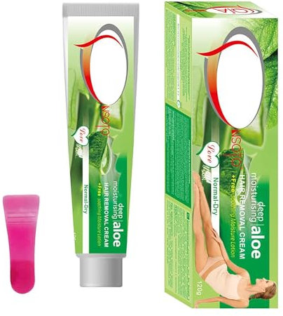 Crema depilatoria qia Crema depilatoria íntima para rostro, axilas, muslos y zonas íntimas