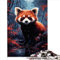 Jigsaw Puzzles for Adults Kids Colorful Red Panda 1000 Piece Puzzles wooden Jigsaw Family Games Puzzle Brain Challenge (size 75x50cm)