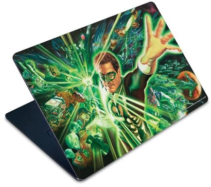 Head Case Designs Offizielle Green Lantern DC Comics Corps Comic Buch Umschlag Vinyl Haut Aufkleber Abziehbild Abdeckung kompatibel mit Apple MacBook Air 15 M2 2023