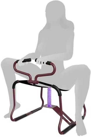SXZMAZS Sex Stuhl, Sex Hocker, Sex Möbel Für Schlafzimmer, Sex Bank, Handläufe Hüpfhocker, Hüpfstuhl Für Schwerelose Position, Kann Bis Zu 350 Pfund Tragen