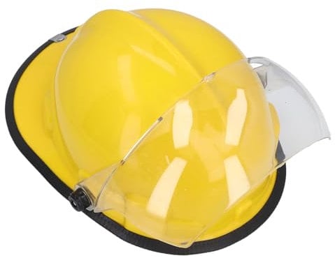 Casco de Seguridad con Visera, Cascos de Seguridad de Rescate Profesionales, Casco de Protección Ajustable para Bomberos con Protector Facial