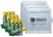 Varta Lot de 12 piles rechargeables AA 800 mAh HR6 Mignon NiMh 56736 en vrac + 2 boîtes de rangement pour 4 piles Mignon (AA) ou Micro (AAA) et piles