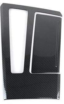 Auto-Innenleisten Auto Center Control Getriebe Shift Box Panel Rahmen Abdeckung Trim Für A6 C8 2019 2020 2021 2022 LHD Auto-Styling(Carbon Fiber texture)