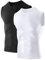 Niksa 1/2er Pack Kompressionsshirt Tank Top Herren, Ärmelloses Tanktop Herren Sport, Dry fitLaufenSportliches Training Funktionsunterwäsche Herren
