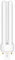 18W Compact Fluorescent Lamp 2-Pin, G24d-2 Warm White 2700K, 1200LM, 2U Double Turn Tube Energy Saving Lamp, 240V PLC 840 CFL Lamp, Non-Dimmable, Suitable for Corridor, Bathroom, Bedroom, 1 Pack