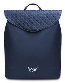 VUCH Rucksack Joanna Diamond Blue für Frauen, Urbane, geräumiger Rucksacktasche für Damen mit Reißverschluss, Eleganter Tagesrucksack