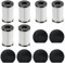 12x filtri di ricambio compatibili con gli aspirapolvere Ariete Handyforce 2761 e 2759, inclusi 6 filtri + 6 spugne