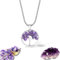 IDELUSH Collier arbre de vie avec pendentif arbre de vie en argent 925 pour femme et mère 55 cm, Grande, Argent, Quartz