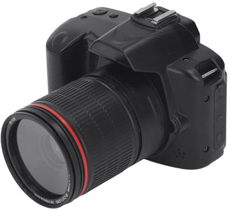 Yanmis Videocamera 4K Ultra HD, Videocamera da 64 MP con Zoom Digitale 16x per Vlogging, Fotocamera da Viaggio con Schermo da 3 Pollici con Scheda di Memoria, Visione Notturna, (128G)