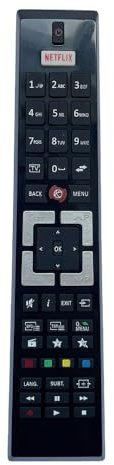 iOOiQQ Télécommande de rechange pour VESTEL Continental Edison Telefunken Edenwood Hyundai RCA4995 RC-A4995 RC4995 RC-4995