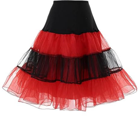 Sottogonna Tulle Gonna In Tulle Rossa Donna Vestito Ballerina Neonata Gonna Tulle Nero Bambina Halloween Arancione Vintag Donna Costume Carnevale per Donna Gonna Corta Verde Gonna Midi Invernale Donna