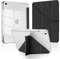 MuyDoux Hülle für iPad 10 Generation 10,9 Zoll 2022/ iPad 11 (A16) 11 2025 mit Stifthalter, Origami-Design mit 5 Verstellpositionen, Stoßfeste Klare Transparente Rückseite Acryl Schutzhülle, Schwarz