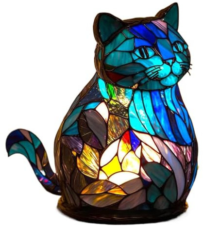 SWZEC Crystalli Artistische Lampe - VitraFauna(KATZE)