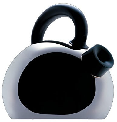 Alessi Mami SG65 Bollitore di Design con Fondo Magnetico, Acciaio Inox 18/10, Lucido