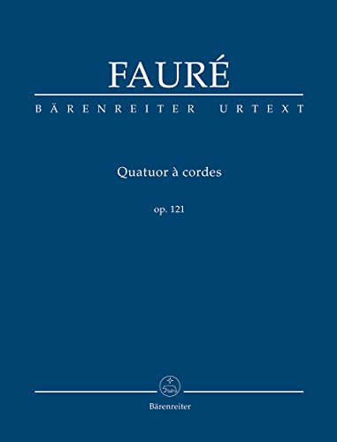 Quatuor à cordes (Streichquartett) op. 121: Studienpartitur