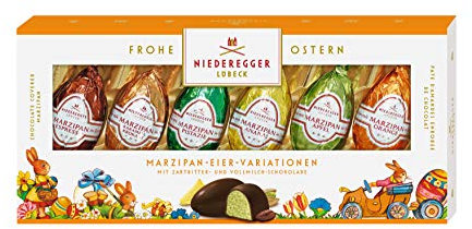 Niederegger Marzipan Eier Variationen, 6 fach sortiert, 2er Pack (2 x 100 g)