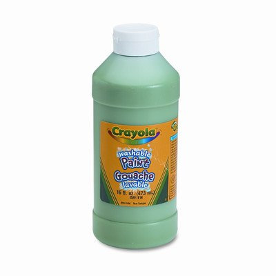 Crayola Peinture lavable 453,6 gram Vert [Lot de 2]