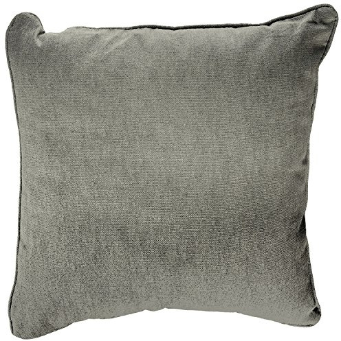 Fusion - Sorbonne - 100% Cotton Filled Cushion - 43x43 cm in Charcoal
