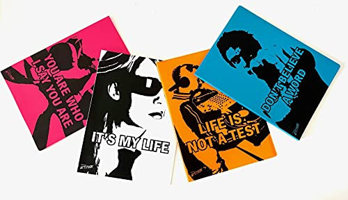 20 x Rexel Attitude Sichtbuch mit je 20 DIN A4 Prospekthüllen Sichtmappe, 4 Farben, gemischt