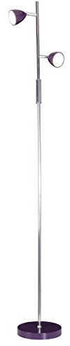 Naeve Leuchten LED Stehleuchte, 2teilig, Metall, 3 W, 7 x 7 x 145 cm, chrom 2034124