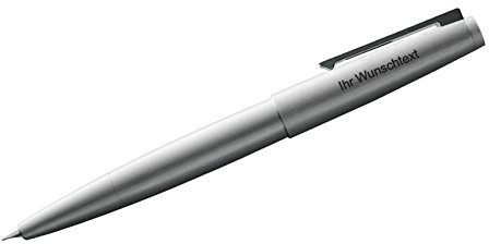Lamy Füllhalter 2000 metal Modell 002, Feder OBB, Edelstahl samtmatt poliert inkl. Laser-Gravur