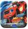 amscan 551582 Blaze and the Monster Machines Square Dinner Paper Plates 23cm - 8 Pcs